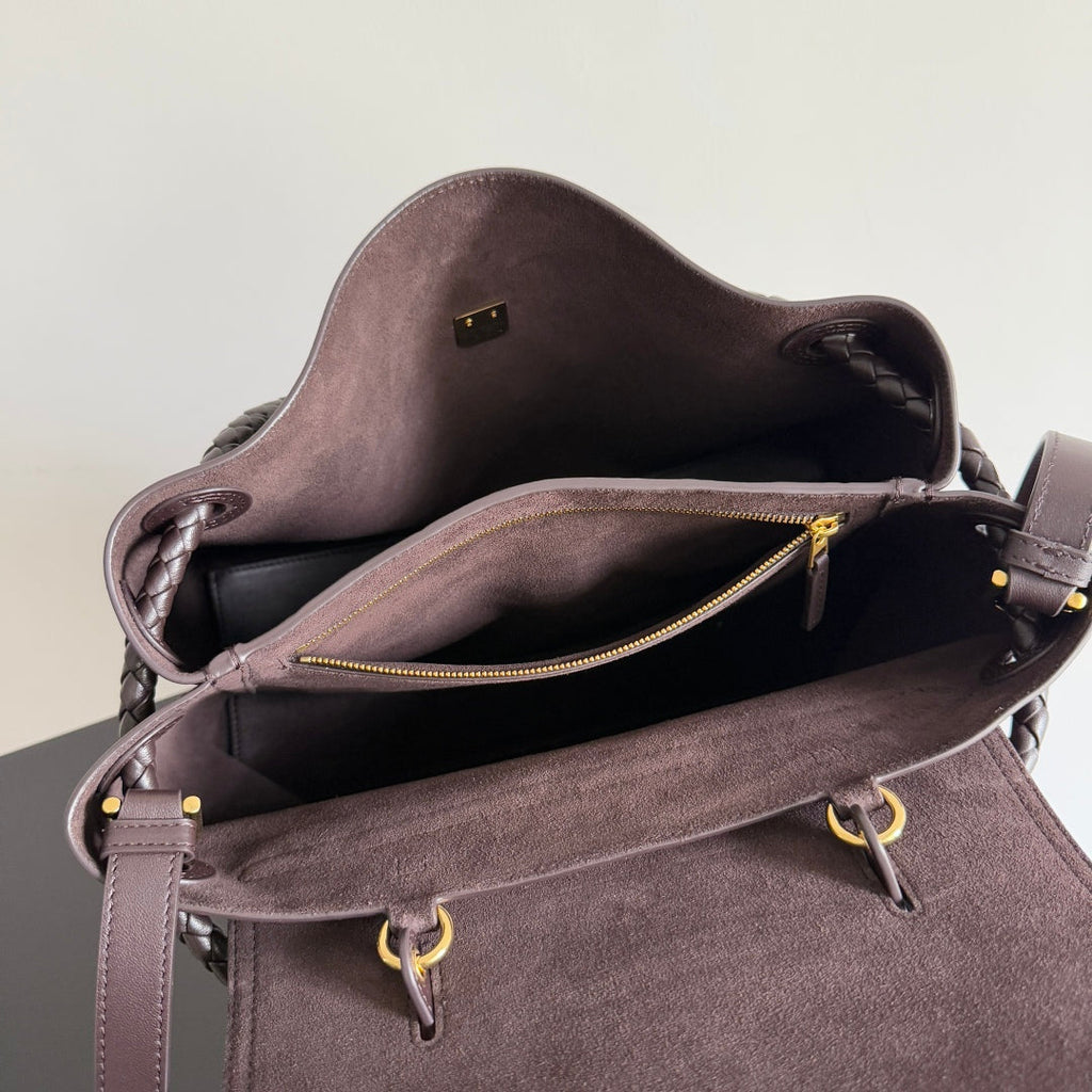 MITTLERE CIAO CIAO 34 AUS BRAUNEM KALBSLEDER