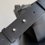 BOTTEGA VENETA 25S ARCO TASCHE 28 IN SCHWARZES KALBSLEDER SILBERNE BESCHLÄGE