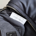 BOTTEGA VENETA 25S TOKYO KLEINER WASCHBEUTEL 20 IN SHADOW NYLON