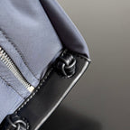 BOTTEGA VENETA 25S TOKYO KLEINER WASCHBEUTEL 20 IN SHADOW NYLON