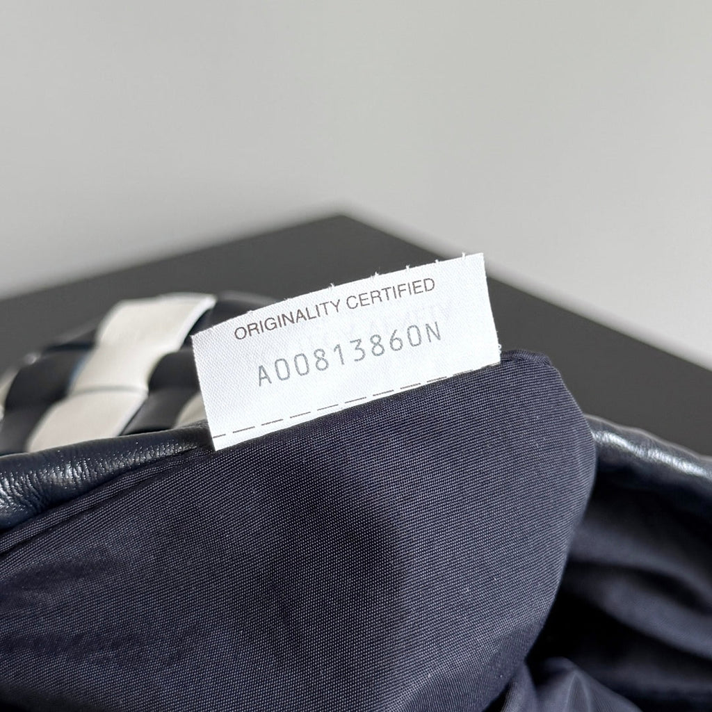 BOTTEGA VENETA 25S Staubbeutel 21 Zoll Zebramuster Kalbsleder