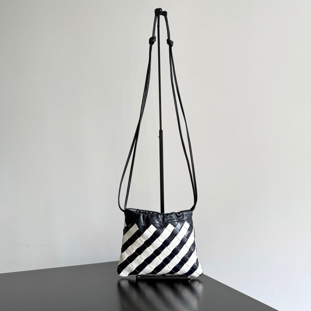 BOTTEGA VENETA 25S Staubbeutel 21 Zoll Zebramuster Kalbsleder