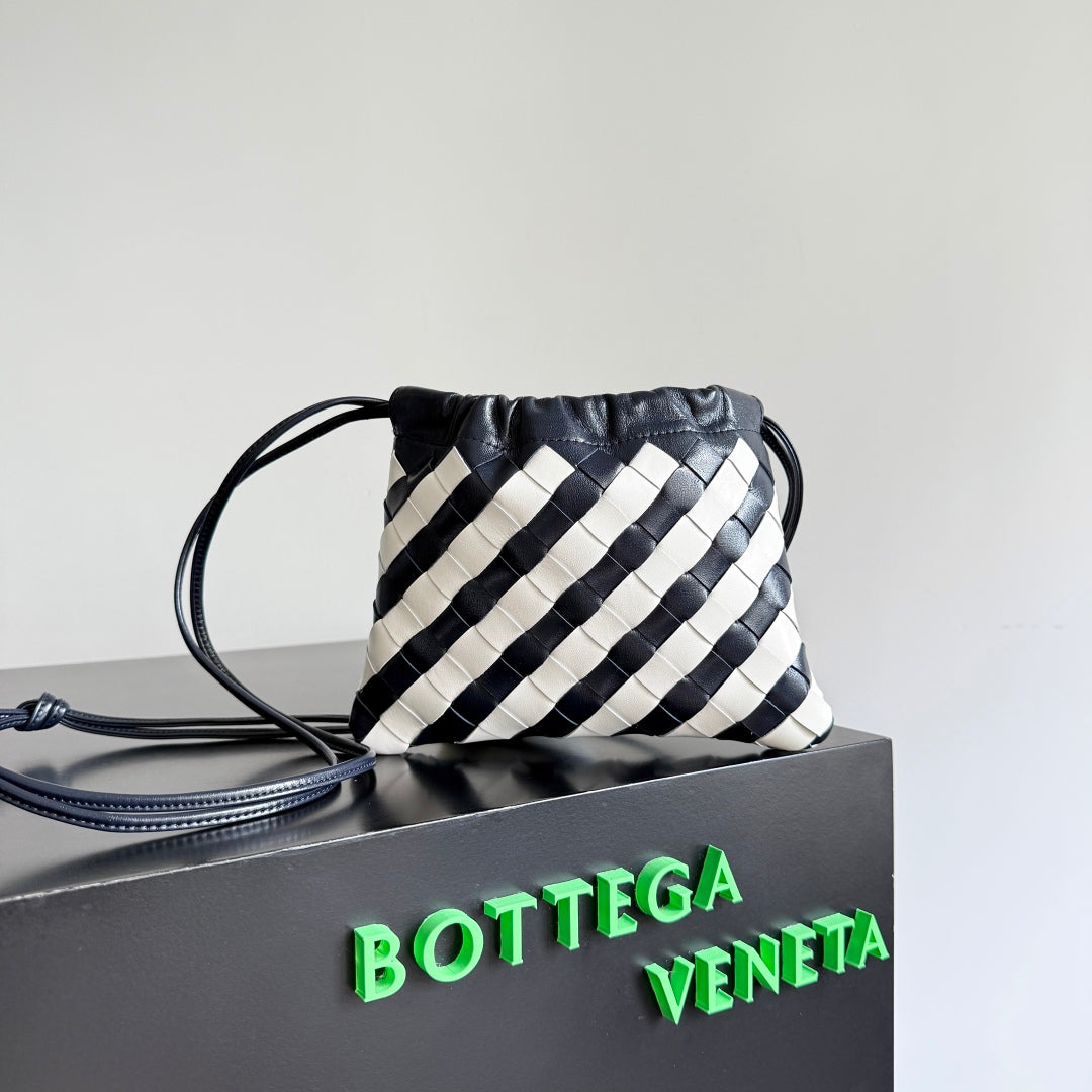 BOTTEGA VENETA 25S Staubbeutel 21 Zoll Zebramuster Kalbsleder
