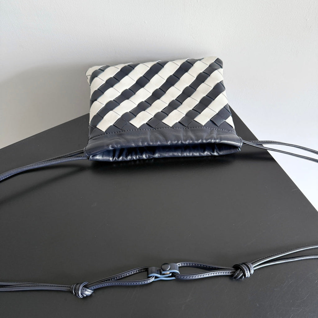 BOTTEGA VENETA 25S Staubbeutel 21 Zoll Zebramuster Kalbsleder