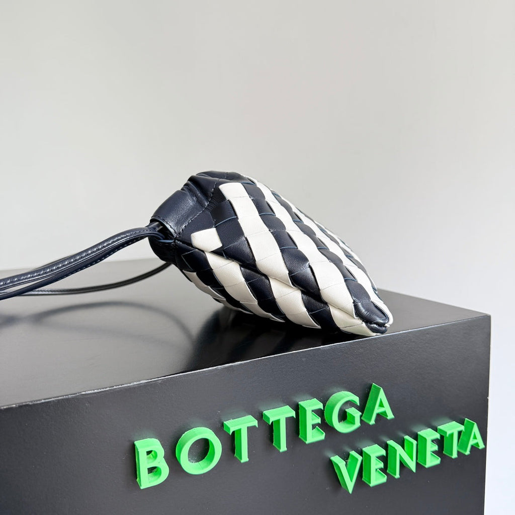 BOTTEGA VENETA 25S Staubbeutel 21 Zoll Zebramuster Kalbsleder