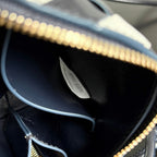 BOTTEGA VENETA 25S CONCERT POUCH 18 IN ZEBRA PATTERN CALFLEDER GOLDENE BESCHLÄGE