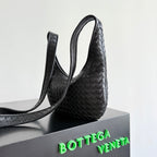 BOTTEGA VENETA 25S VENETO TASCHE 27 IN SCHWARZEM KALBSLEDER SILBERNE BESCHLÄGE