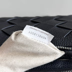 BOTTEGA VENETA 25S DIAGO 25 IN DUNKELOLIVGRAUEM KALBSLEDER SILBERNE BESCHLÄGE