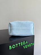 BOTTEGA VENETA 25S KLEINE PINACOTECA WENDBARE TASCHE 24 IN ELFENBEINHALBWELBLICHES KALBSLEDER