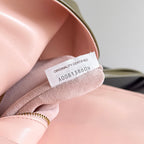 BOTTEGA VENETA 25S MEDIUM LIBERTA TASCHE 30 IN OLIVE GRÜNEM KALBSLEDER