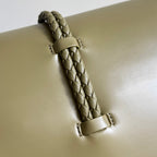 BOTTEGA VENETA 25S MEDIUM LIBERTA TASCHE 30 IN OLIVE GRÜNEM KALBSLEDER