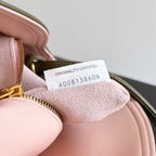 BOTTEGA VENETA 25S MEDIUM LIBERTA TASCHE 27 IN OLIVE GRÜN KALBSLEDER GOLDENE BESCHLÄGE