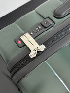 BOTTEGA VENETA 25S ODYSSEY CABIN 3D INTRECCIO MUSTER GEPÄCK 55 AUS OLIVGRÜNEM KALBSLEDER