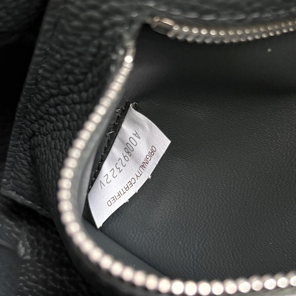 BOTTEGA VENETA 25S DIAGO 22 IN STEEL GRAU KALBSLEDER SILBERNE BESCHLÄGE