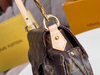 LV 25S SUNSET 27 IN BROWN MONOGRAM CALFSKIN GOLD HARDWARE