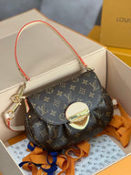 LV 25S SUNSET 27 IN BROWN MONOGRAM CALFSKIN GOLD HARDWARE
