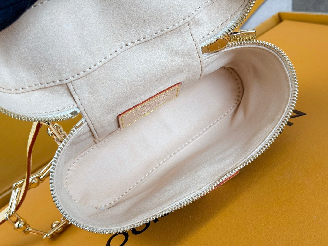 LV 25S VANITY POUCH 19 IN MULTICOLOR MONOGRAM CANVAS GOLD HARDWARE