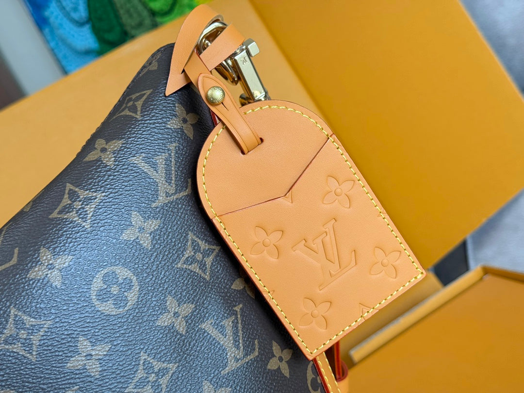 LV 25S METIS BAG 48 IN BROWN MONOGRAM CANVAS GOLD HARDWARE