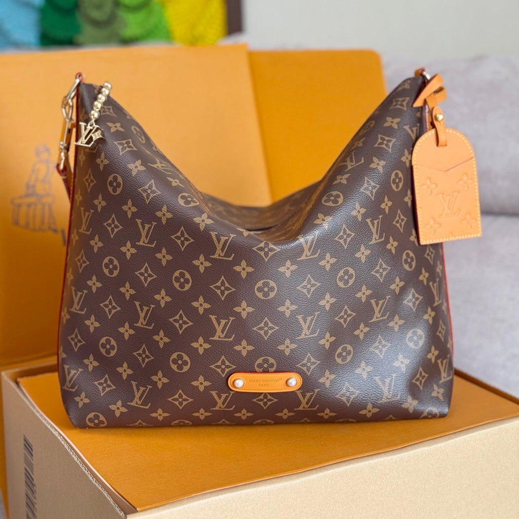 LV 25S METIS BAG 48 IN BROWN MONOGRAM CANVAS GOLD HARDWARE