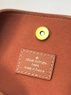 LV 25S LOW KEY ALL IN BB 18 IN BURNT SIENNA CALFSKIN GOLD HARDWARE