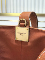 LV 25S LOW KEY ALL IN BB 18 IN BURNT SIENNA CALFSKIN GOLD HARDWARE