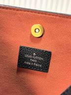 LV 25S LOW KEY ALL IN BB 18 IN BLACK CALFSKIN GOLD HARDWARE