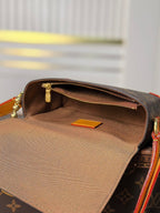 LV 25S MINI STEAMER 18 IN DARK BROWN CANVAS MONOGRAM GOLD HARDWARE