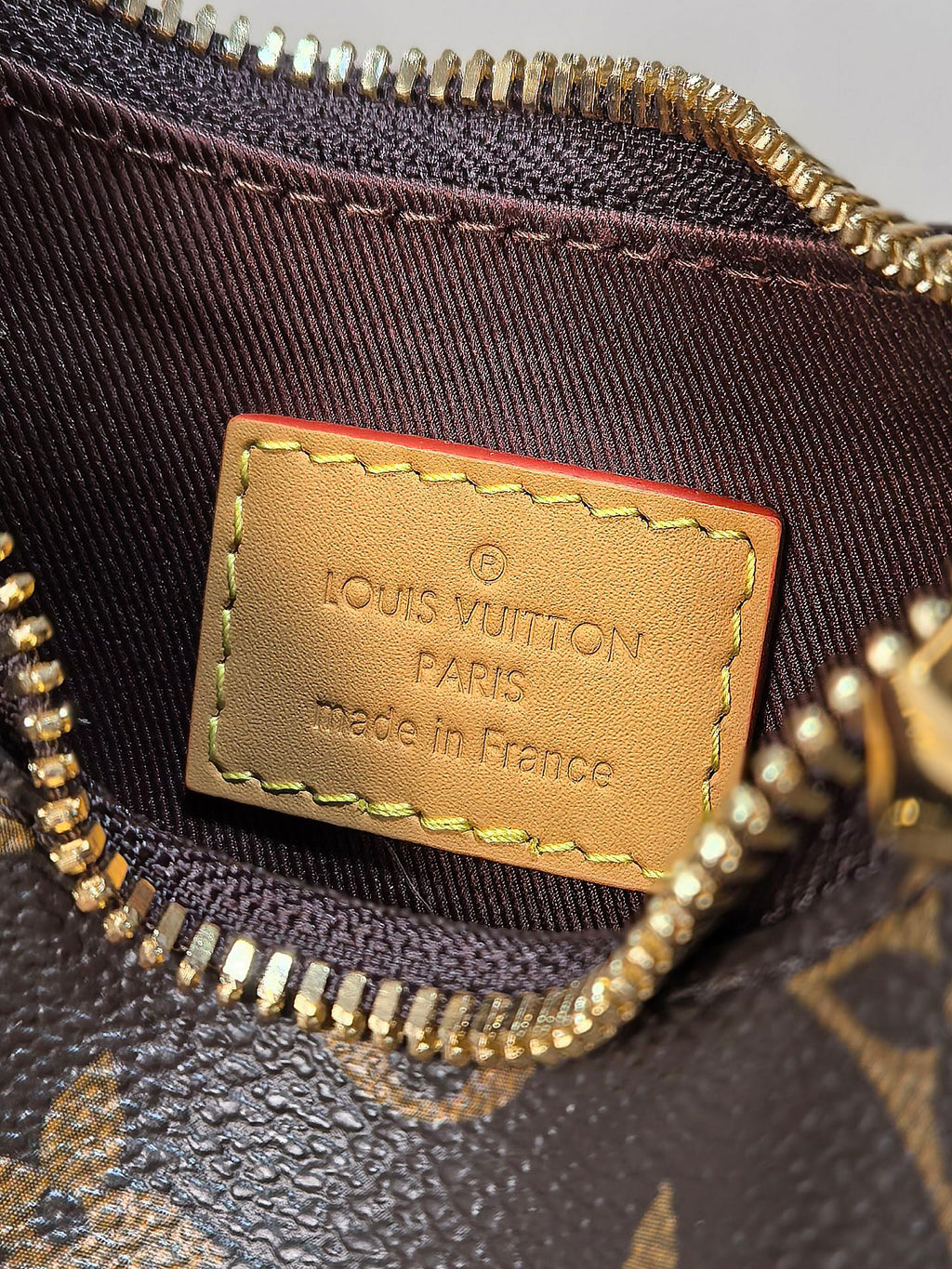 LV 25S BOULOGNE 20 IN DARK BROWN MONOGRAM CANVAS GOLD HARDWARE