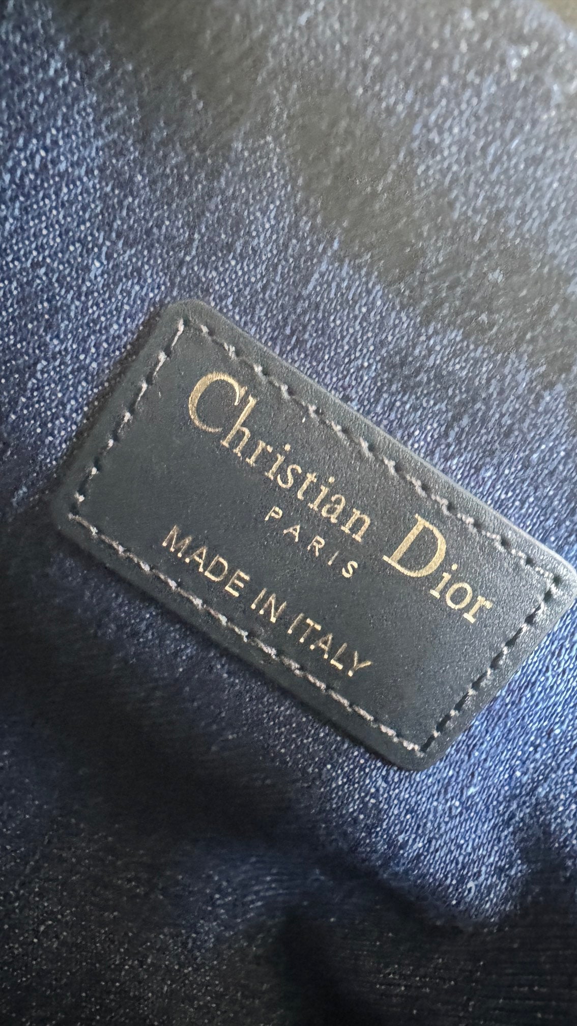 Reise-Nomadentasche 22 in Blau, Monogram Obliqué Jacquard