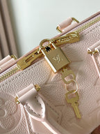 SPEEDY BANDOULIÈRE 20 AUS HELLROSA MONOGRAM EMPREINTE LEDER