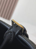 BABYLONE-TASCHE 31 AUS SCHWARZEM MONOGRAMM-EMPREINTE-LEDER