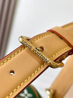 SPEEDY P9 BANDOULIÈRE 25 IN GRÜNEM MONOGRAMM-LEINWAND GOLDENE BESCHLÄGE