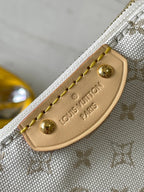 HILLS POCHETTE 20 IN WEISS MONOGRAMM MINI JACQUARD