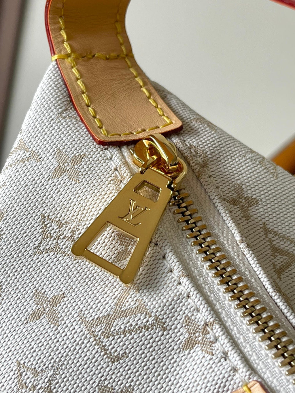 HILLS POCHETTE 20 IN WEISS MONOGRAMM MINI JACQUARD