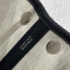 GARDEN PARTY 23CM IN BLACK CALFSKIN