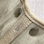 GARDEN PARTY 23CM IN OFF WHITE CALFSKIN