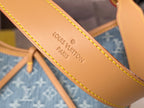 LV 25S CARRYALL 29 IN LIGHT BLUE DENIM MONOGRAM LEATHER TRIM