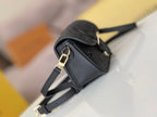 LV 25S MINI NANO DIANE 19 IN BLACK MONOGRAM EMPREINTE LEATHER GOLD HARDWARE