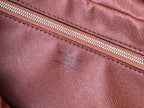 LV 25S TROCADERO MESSENGER BAG 29 IN BROWN MONOGRAM COATED CANVAS