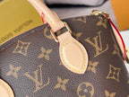 LV 25S LOCKIT BB 19 IN BRAUN MONOGRAMM BESCHICHTETES CANVAS GOLDENE BESCHLÄGE