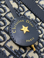 GROOVE 25 BAG IN BLACK MIX BEIGE OBLIQUE MONOGRAM JACQUARD