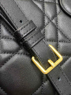 GROOVE 25 Tasche aus schwarzem Lammleder