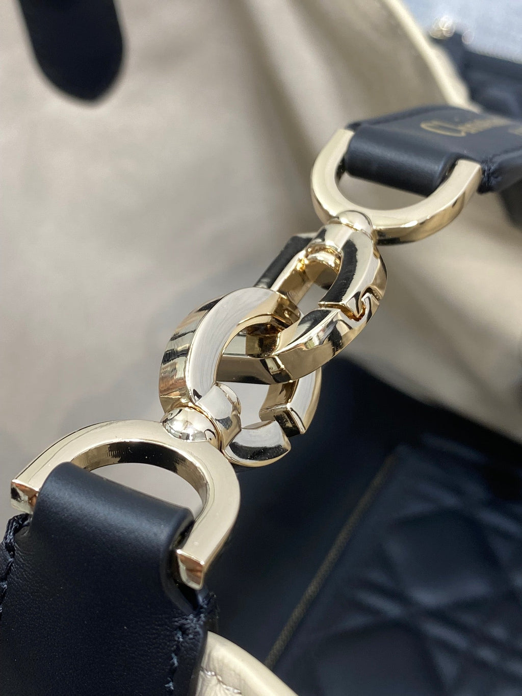 ALWAYS MINI 28 BAG IN ELFENBEINHALB TAN MACROCANNAGE KALBSLEDER