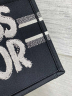 Tragetasche 26 Zoll, Schwarz/Weiß-Canvas, 226506