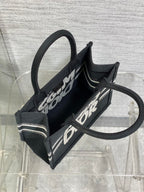 Tragetasche 26 Zoll, Schwarz/Weiß-Canvas, 226506