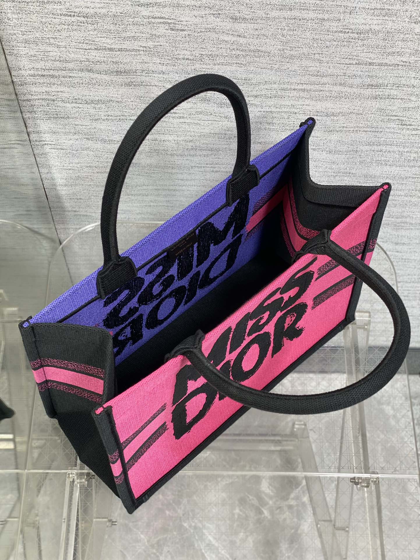 Tragetasche 36 in Kirschrot-Mix Minsk Lila Canvas 226510