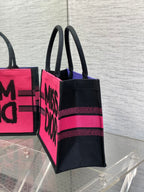 Tragetasche 36 in Kirschrot-Mix Minsk Lila Canvas 226510