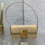 Klapptasche 18 Zoll, Weizenbraun, Lackkalbsleder