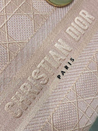 KLEINE 24-LADY-TASCHE AUS PASTELROSEM CANVAS