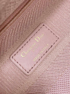 KLEINE 24-LADY-TASCHE AUS PASTELROSEM CANVAS